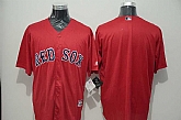 Boston Red Sox Blank Red New Cool Base Stitched MLB Jersey,baseball caps,new era cap wholesale,wholesale hats